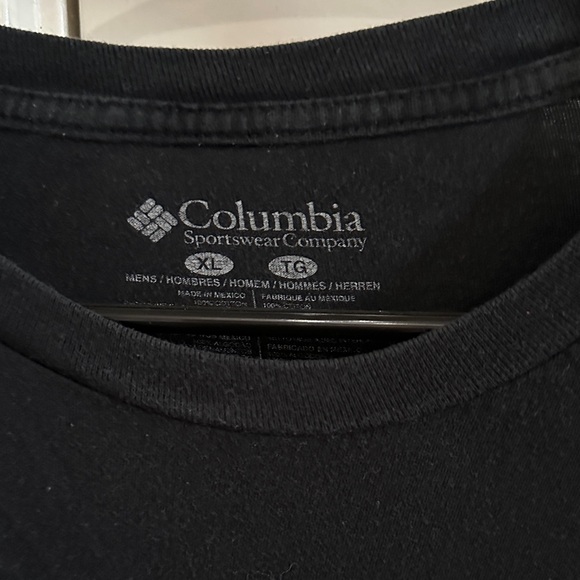 Columbia Black Tee with Blue Graphic - Picture 2 of 3